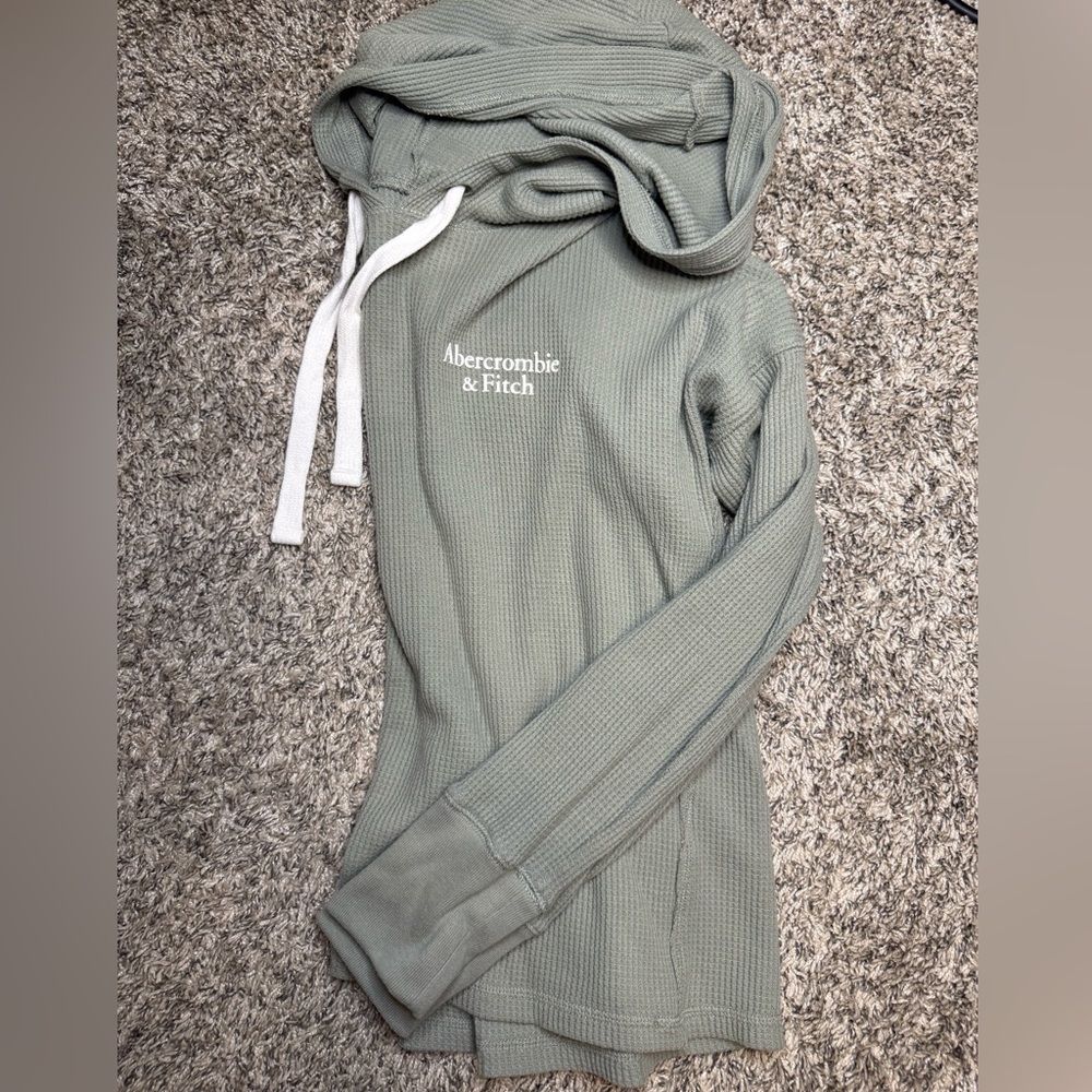 Abercrombie waffle sweatshirt